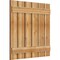 Ekena Millwork Spaced Board-n-Batten Shutters, Rough Sawn Western Red Cedar, 34 3/4W x 34H, PR RBS06S35X034RWR - alternate 2